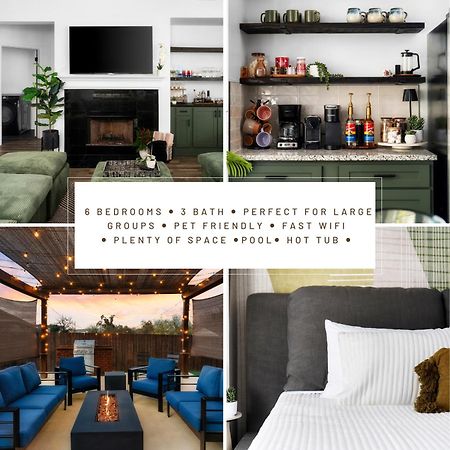 Stunning Family Home With Pool & Hot Tub - Sleeps 17 フラッガービル エクステリア 写真